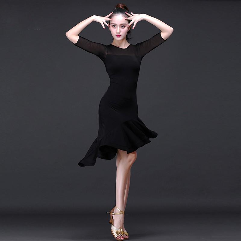 ラテン 衣装 チャチャチャ 社交ダンス ラテンドレス ワンピース 競技着