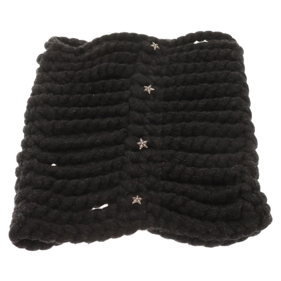 CHROME HEARTS（クロムハーツ） SCARF STEFF 4Pスター カシミヤネック