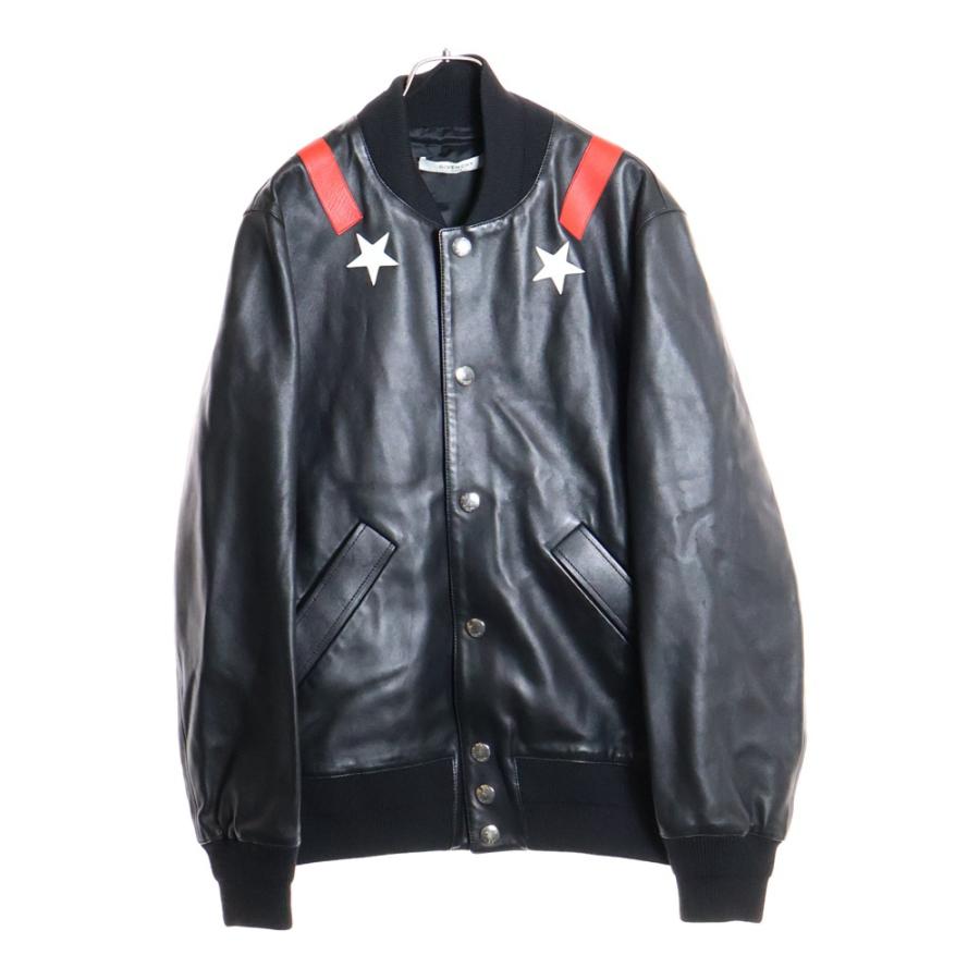 GIVENCHY（ジバンシィ） Leather Bomber Jacket スター レザーボンバー
