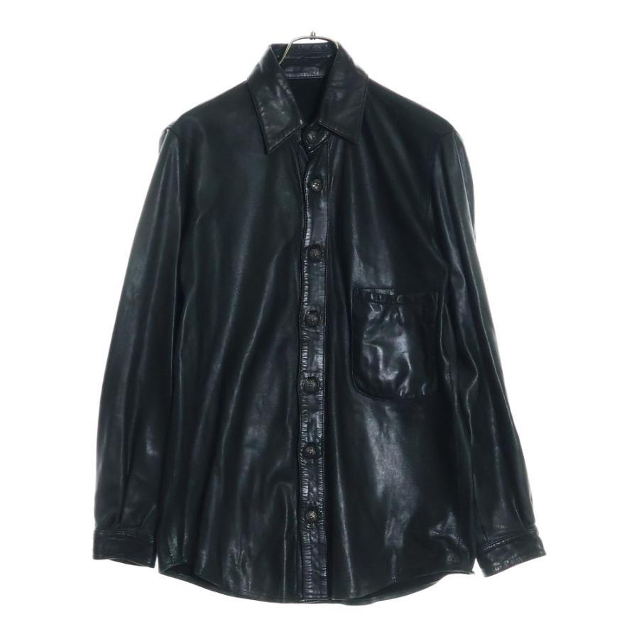 CHROME HEARTS（クロムハーツ） OLD LEATHER SHIRT クロスボール