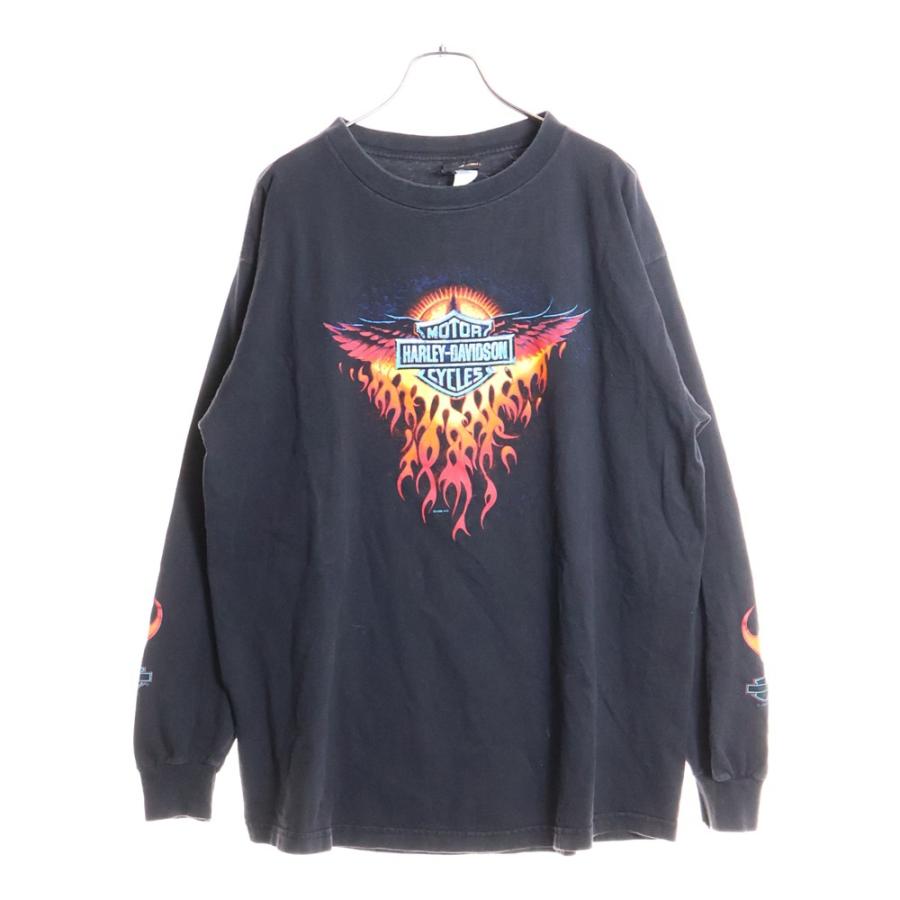 Harley Davidson（ハーレー・ダビッドソン） 90s VINTAGE FLAMES L/S
