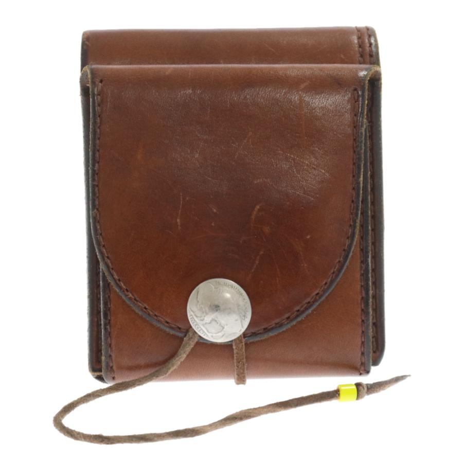 goro's（ゴローズ） 新型二つ折り財布 焦茶 レザーコンパクト