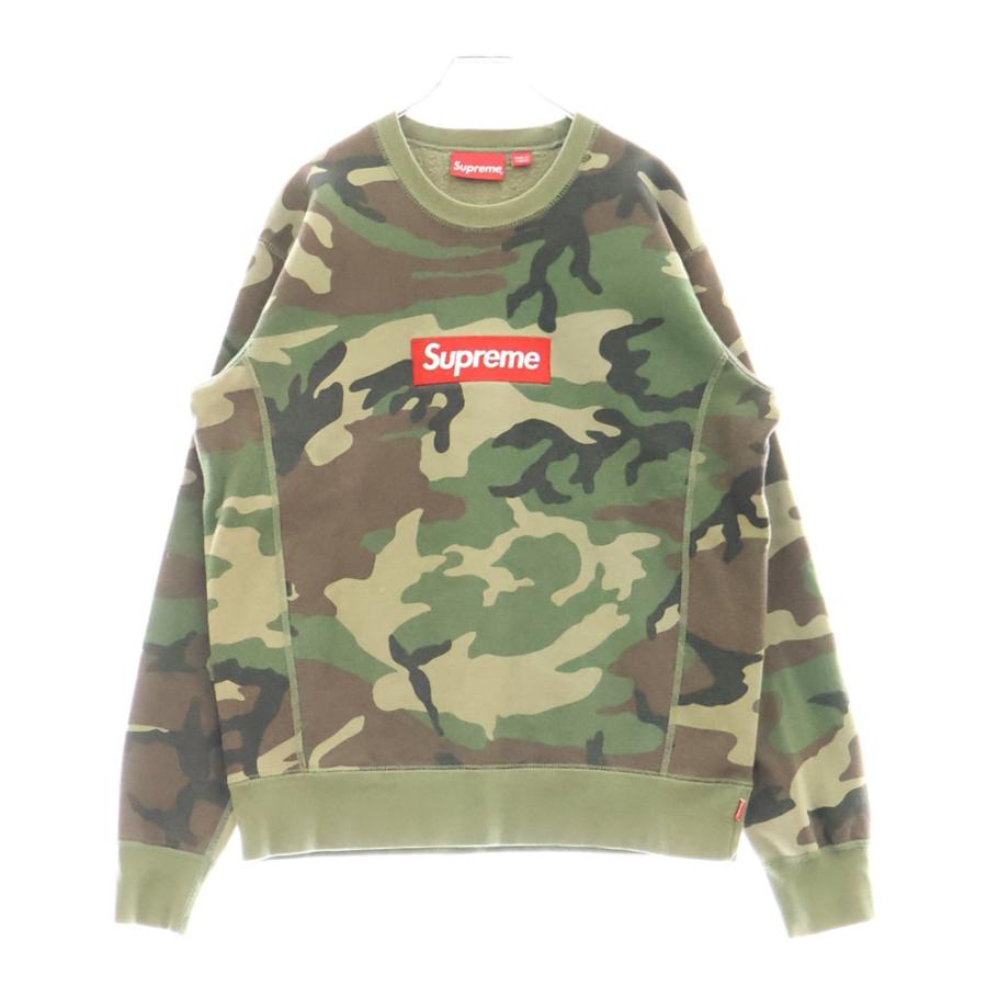 Supreme（シュプリーム） 15AW Box Logo Crewneck ボックスロゴ カモ総