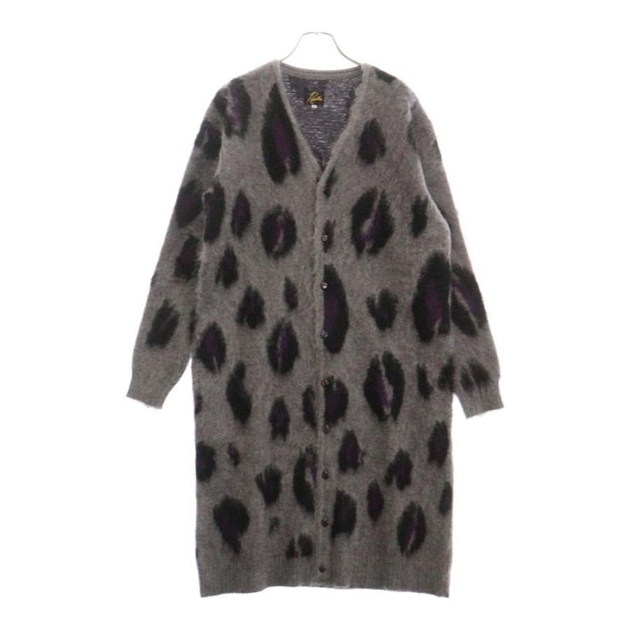 Needles（ニードルス） Mohair Long Cardigan Leopard モヘアロング