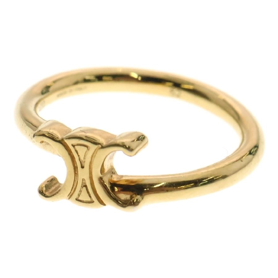 CELINE（セリーヌ） アシンメトリック リング トリオンフ ゴールド GP