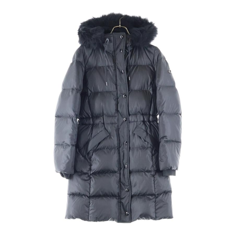 COACH（コーチ） ファー フーデッド ジップアップ ダウンジャケット