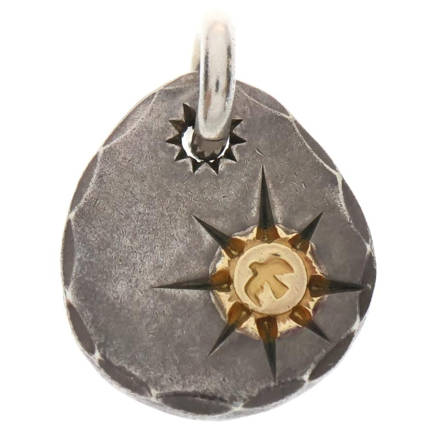 goro's（ゴローズ） 印台ズレ たたきメタル 小 ペンダントトップ