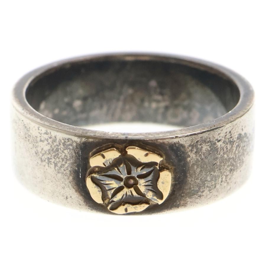 goro's（ゴローズ） ローズ平打ちリング シルバー/ゴールド : BRING