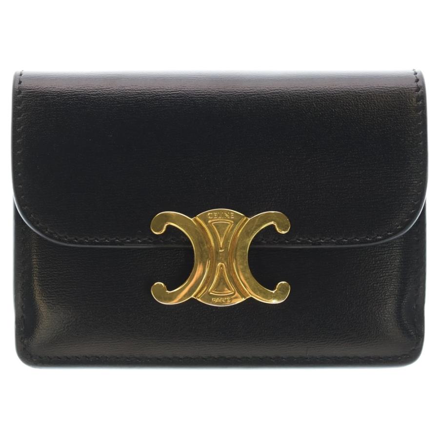 CELINE（セリーヌ） トリオンフ 二つ折り カードケース 小銭入れ