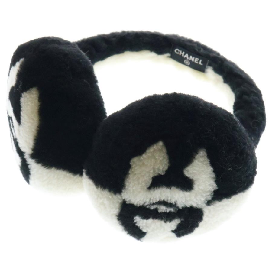 CHANEL（シャネル） ココマーク イヤーマフラー 耳当て ブラック