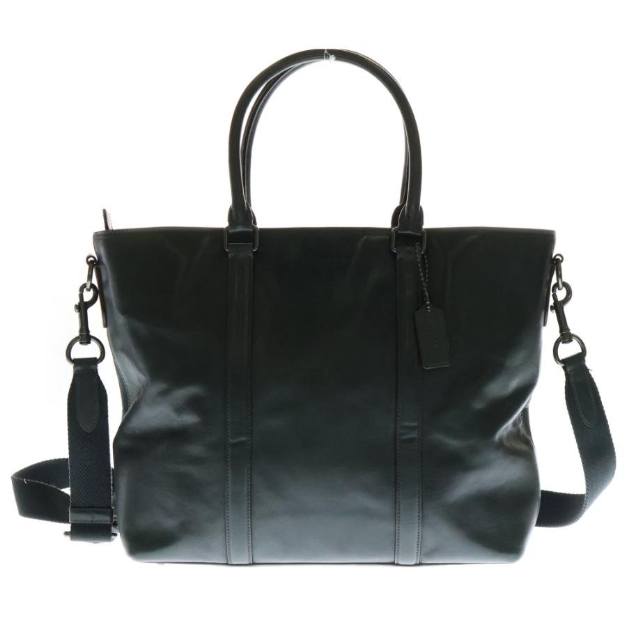 COACH（コーチ） 2WAY レザー ショルダーバッグ トートバッグ グレー