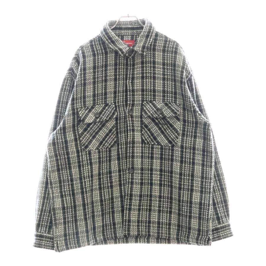 Supreme（シュプリーム） 22AW Heavy Flannel Shirt ロゴ刺繍 チェック