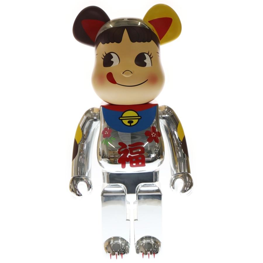 MEDICOM TOY（メディコム・トイ） BE@RBRICK 招き猫 ペコちゃん 福 銀