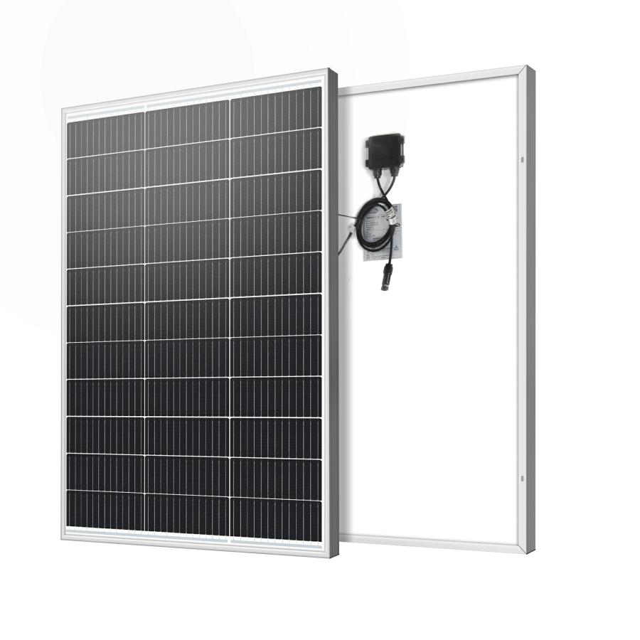 100W ソーラーパネル 太陽光パネル 単結晶ソーラーパネル 太陽光