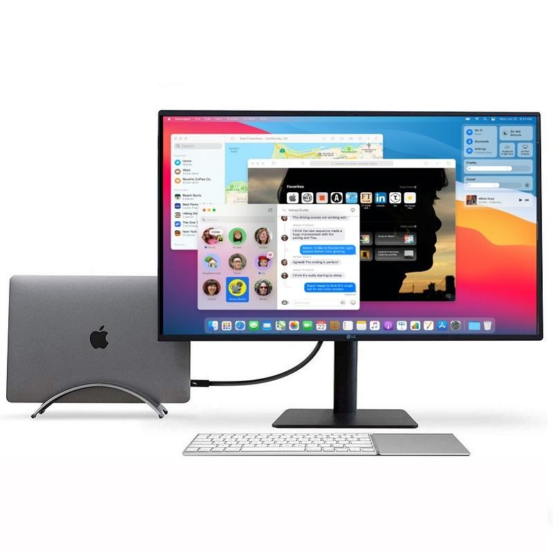 Apple Macbook Air Pro ノートパソコン スタンド 縦置き ノート