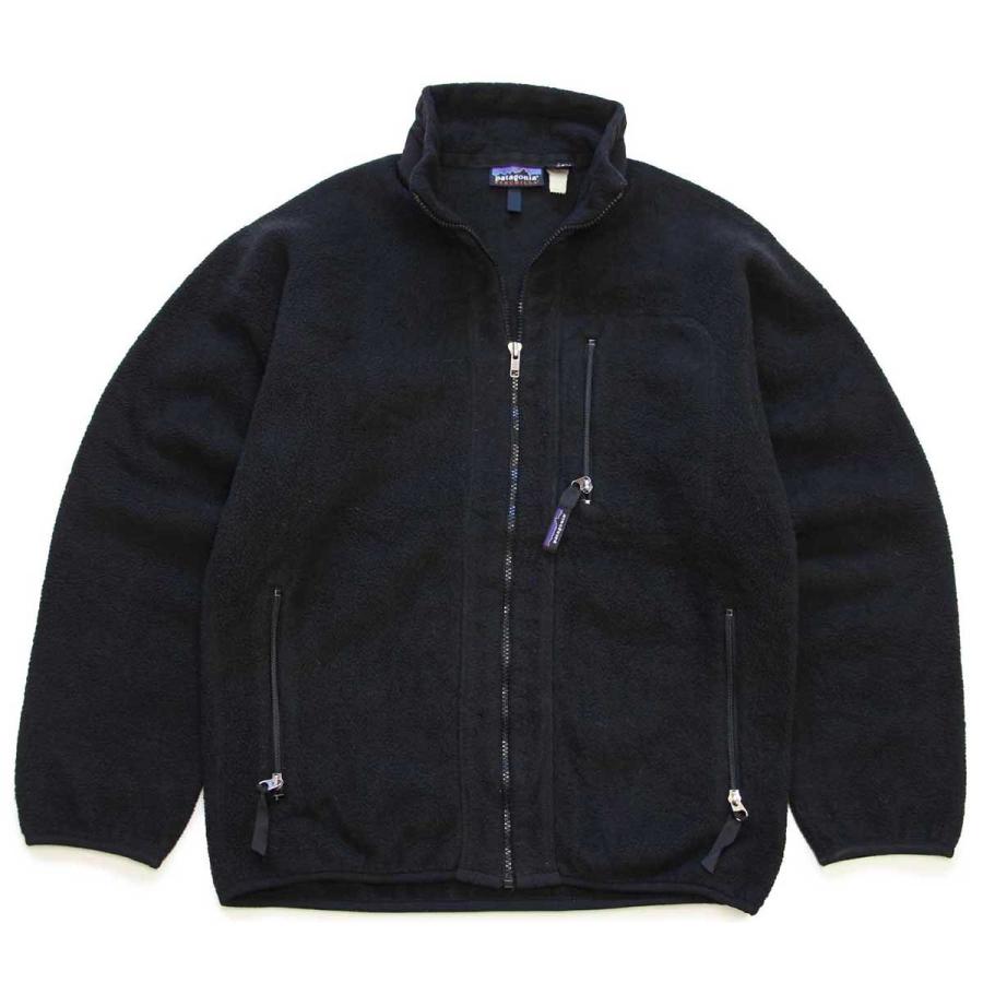 patagonia（パタゴニア） 90s USA製 シンチラ フリースジャケット 黒 S
