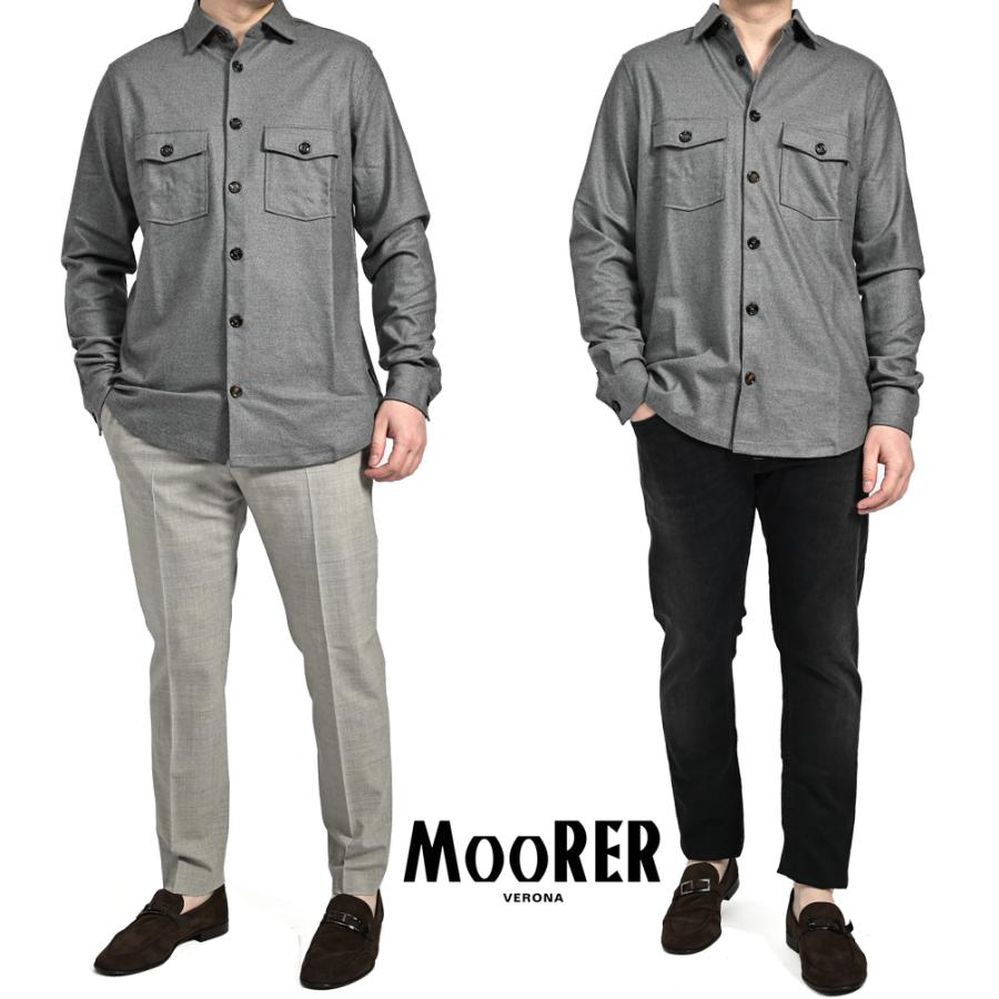 MOORER（ムーレー） ムーレー / MEYER-THA ストレッチウール CPOシャツ