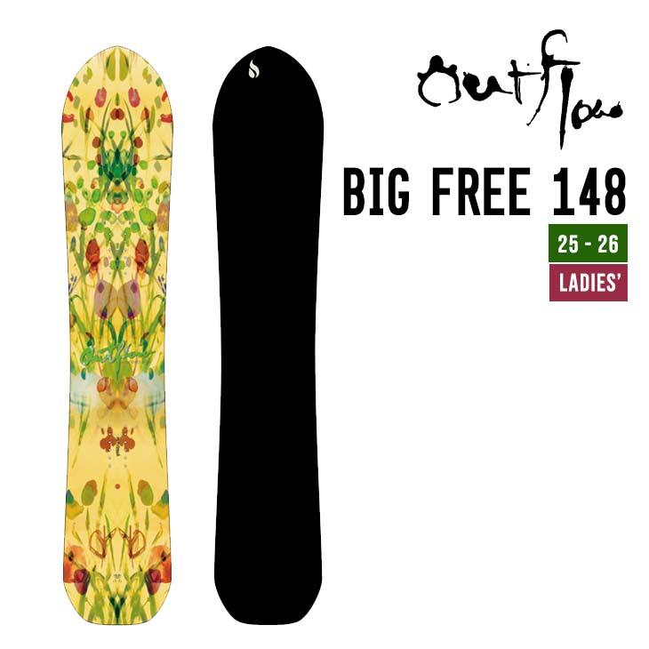 OUTFLOW アウトフロー 25-26 BIG FREE 148 ビッグ フリー スノーボード