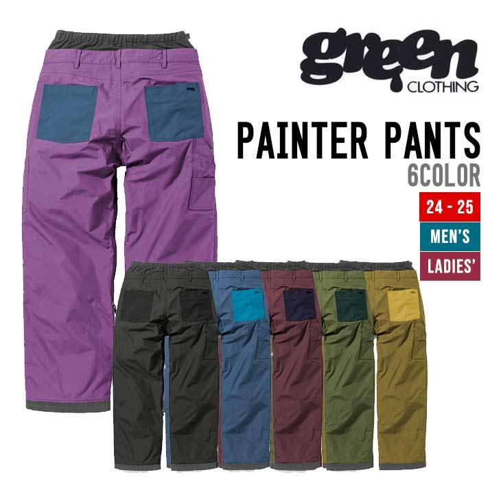 GREEN CLOTHING グリーンクロージング 24-25 PAINTER PANTS ペインター