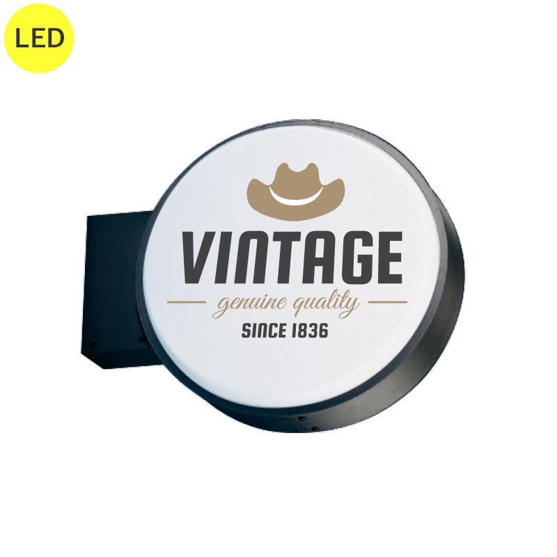 看板 電飾看板 袖看板 突き出し看板 三和サインワークス 440丸アルミ