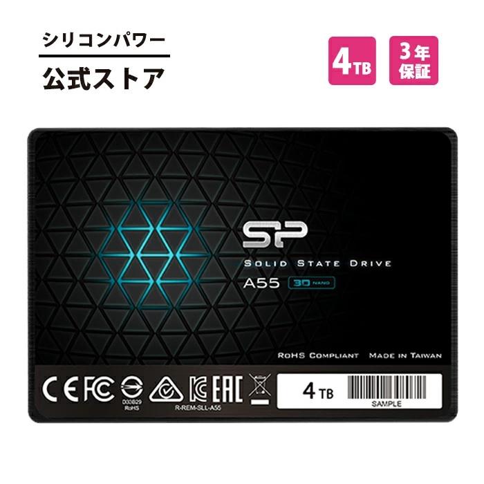 Silicon Power（シリコンパワー） SSD 4TB 内蔵ssd 3D NAND採用 SATA3