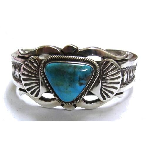 Terry Martinez作】スモーキービズビー・ターコイズ・バングル