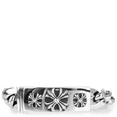 CHROME HEARTS（クロムハーツ） ID BRACELET 3 CROSS MOTIF CLASSIC