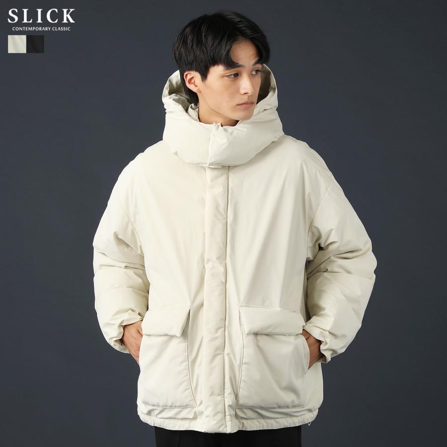 SLICK（スリック） ダウンジャケット メンズ 冬 撥水 ナイロン ダウン