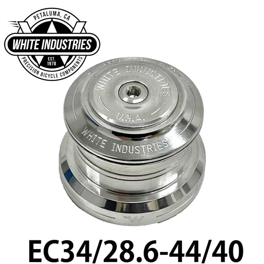 WHITE INDUSTRIES ヘッドセット EC SLV EC34/28.6-44/40 ホワイト