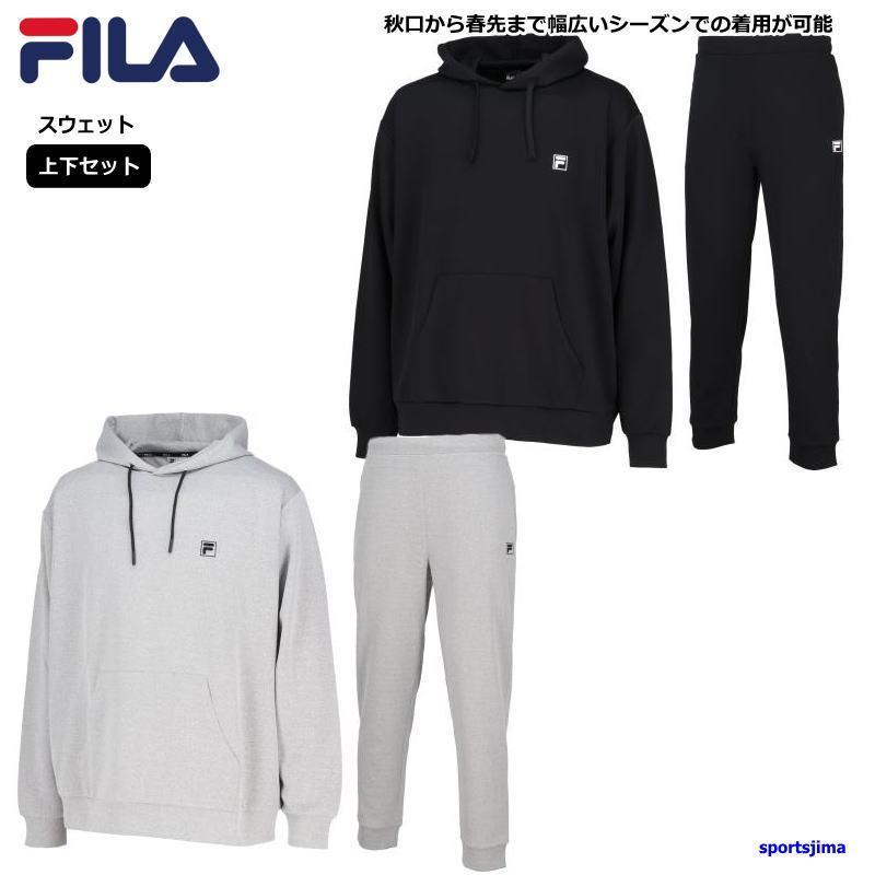 FILA（フィラ） スウェット 上下セット メンズ トレーニングウェア