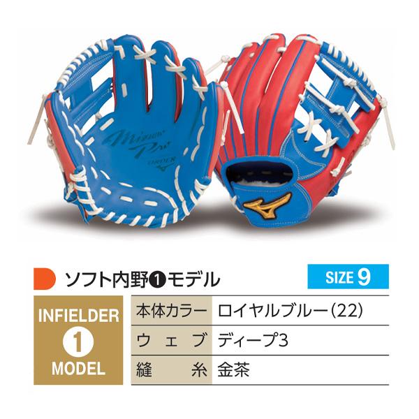 MIZUNO（ミズノ） ミズノプロ/オーダーグラブ/軟式革使用/ソフトボール