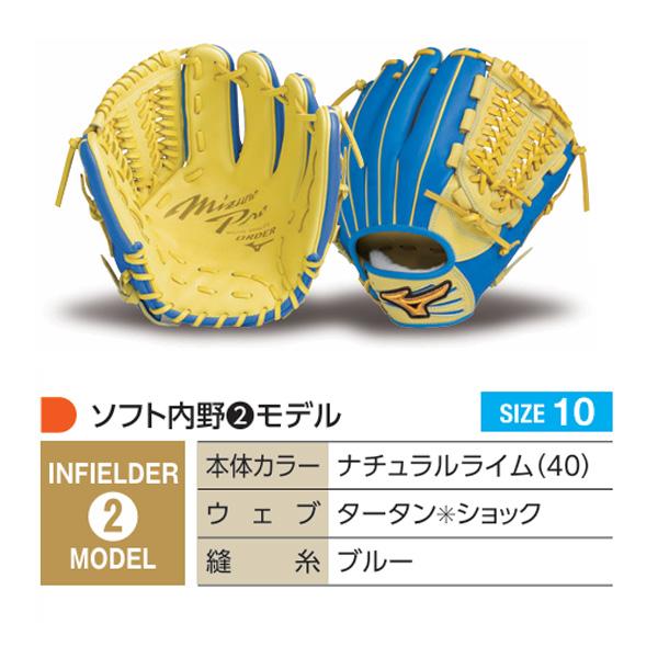 MIZUNO（ミズノ） ミズノプロ/オーダーグラブ/軟式革使用/ソフトボール