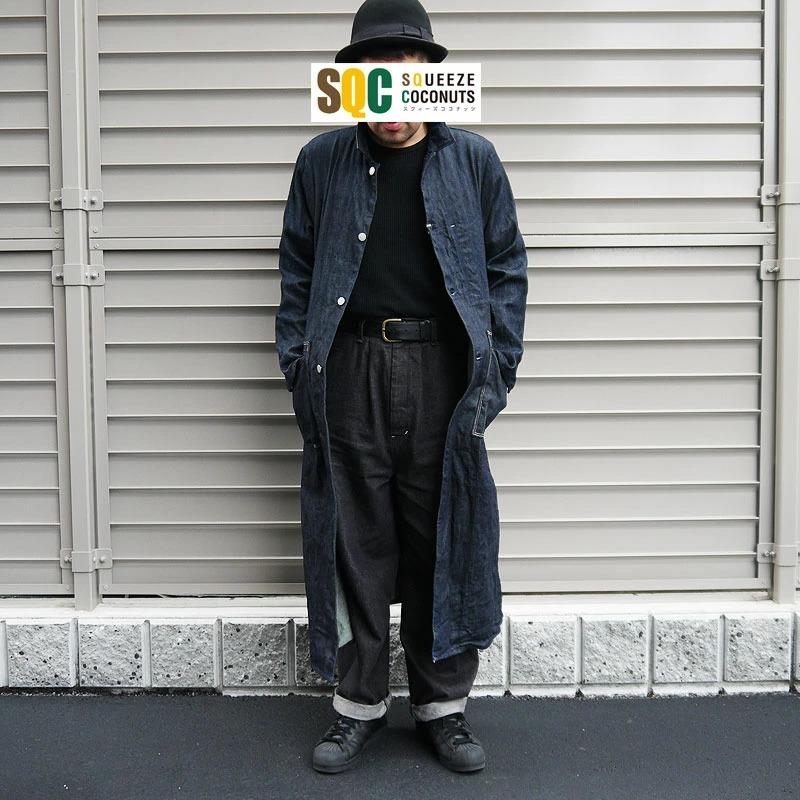 デニムマッドネス ロングコート コート デニムコート 日本製