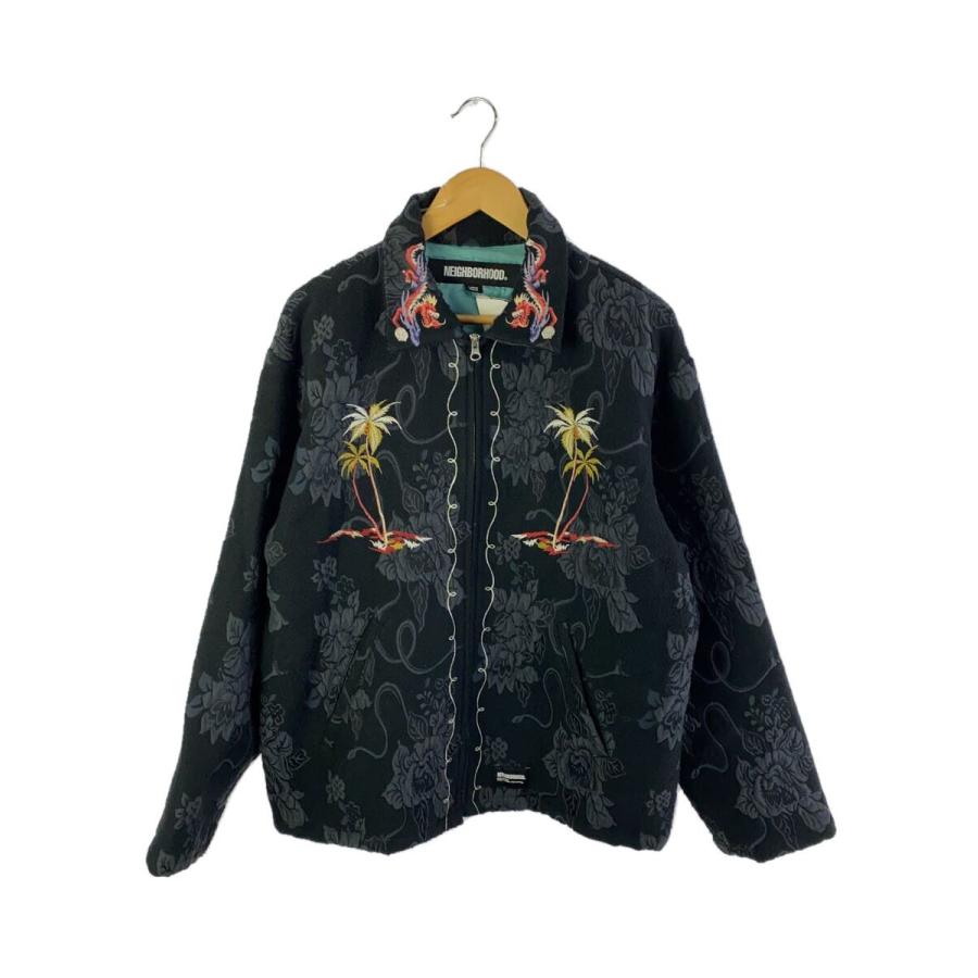 NEIGHBORHOOD◇スーベニアジャケット/L/ポリエステル/ブラック/232UTNH