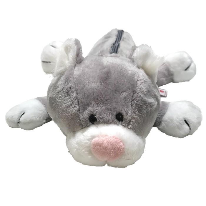 nici（ニキ） ペンケース グレーキャット 筆箱 フィギュアポーチ ペン