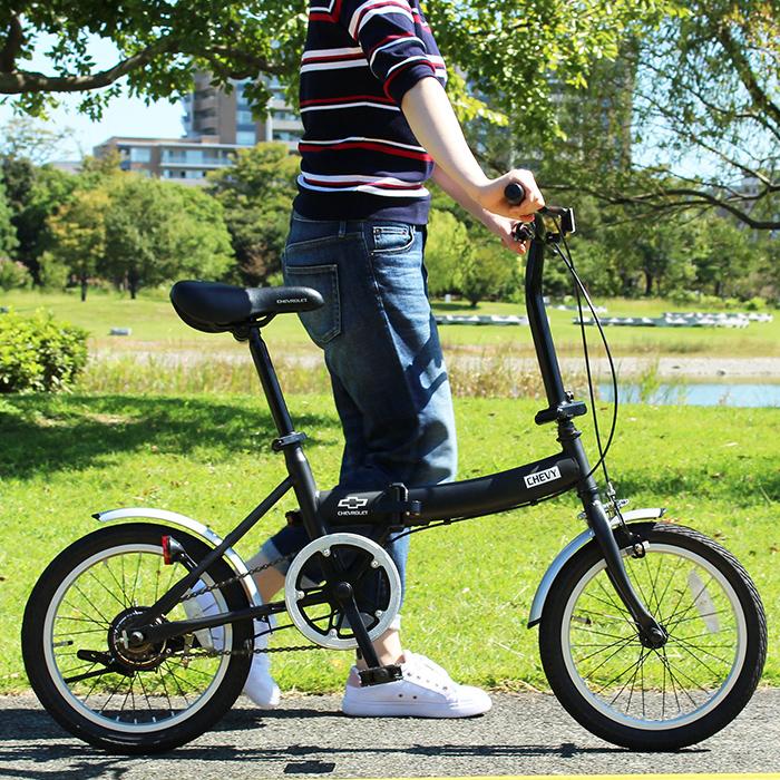 折りたたみ 自転車 16インチ CHEVROLET シボレー 折りたたみ自転車