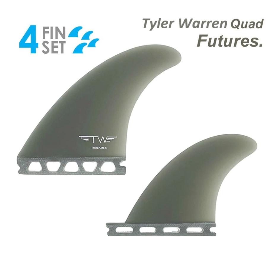 フィン クアッドフィン TRUE AMES Tyler Warren Quad Futures SMOKE