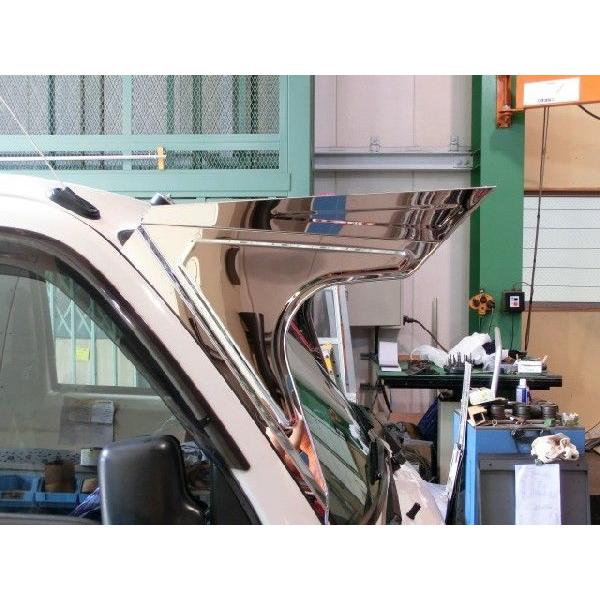 ダイハツ ハイゼット200系 フロントバイザー D-500 ウロコ