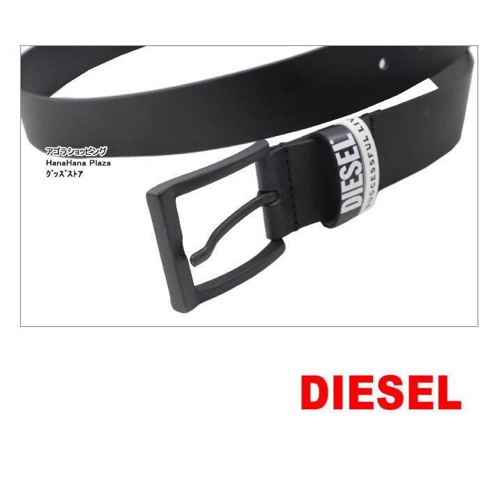 DIESEL（ディーゼル） ベルト X06559 PR013 T8013 ブラック BLACK B
