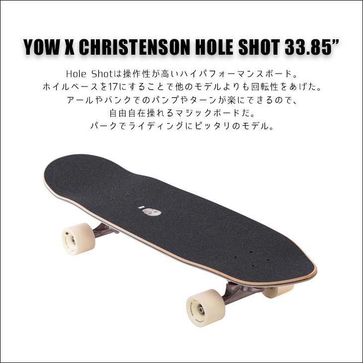 YOW（ヤウ） YOW SURF SKATE スケートボード YOW X CHRISTENSON HOLE