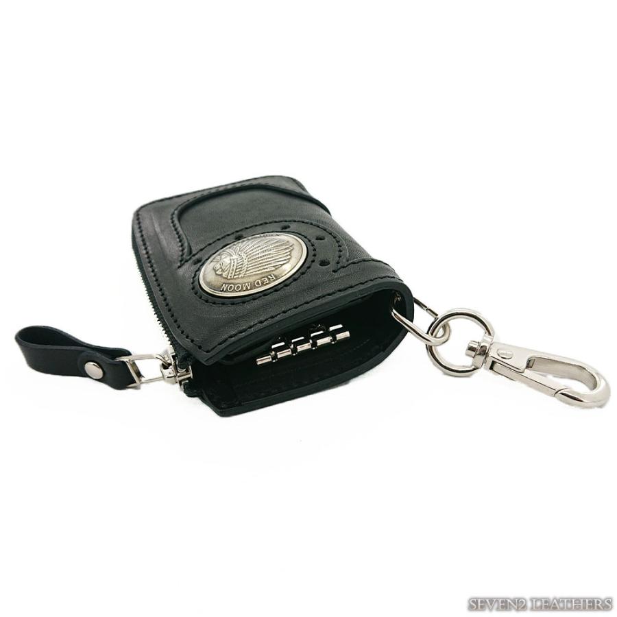 REDMOON（レッドムーン） キーケース 大きめ ベアバック L型ファスナー