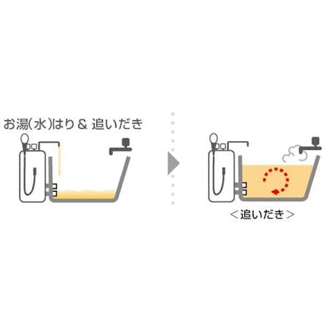 ノーリツ ガスバランス形ふろがま 8.5号 給水前・給湯上部前方