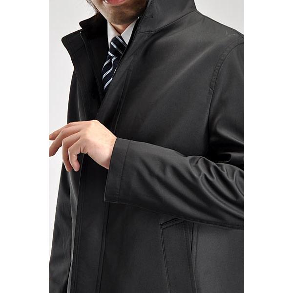 スーツスタイルMARUTOMI 【S・3Lサイズ限定】 スタンドカラーコート