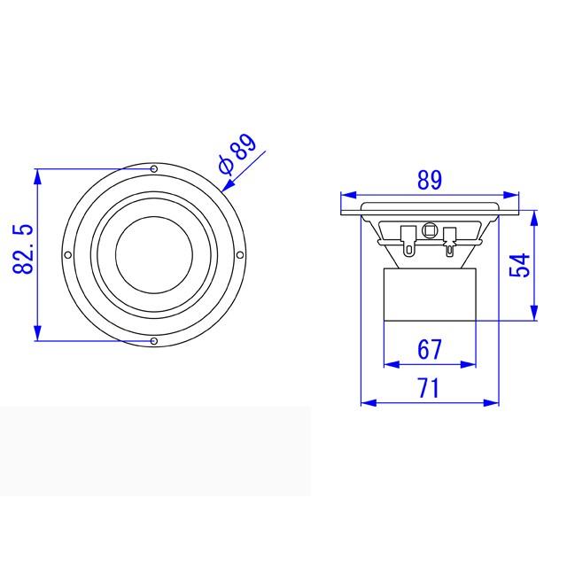 3インチ 小型スピーカー : サムテック01 - 通販 - Yahoo!ショッピング