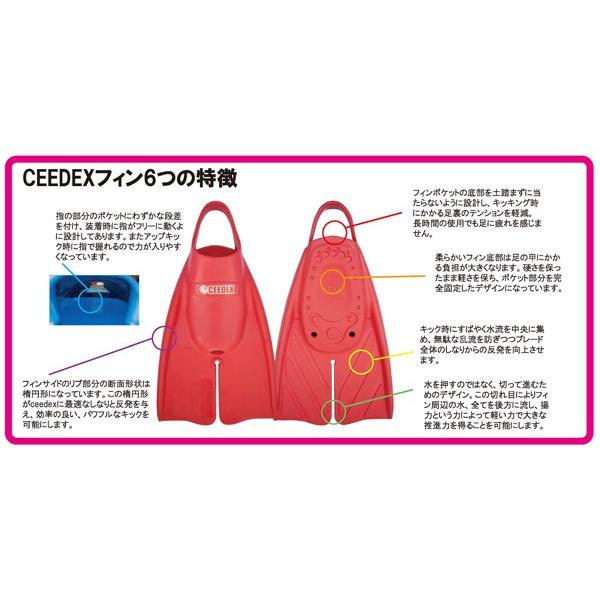 CEEDEX シーデックス ボディボード フィン/CEEDX FINS ソフトフィン