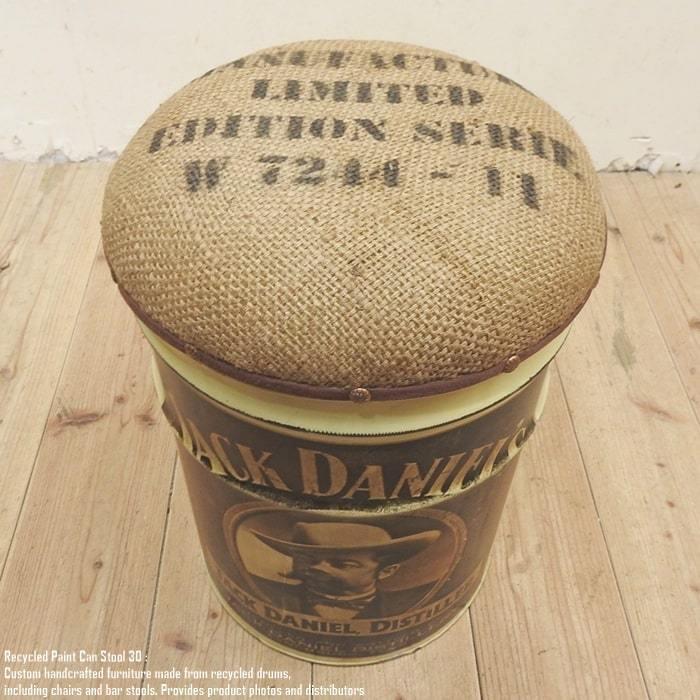 ペール缶 クッションスツール JackDaniel's [ジャックダニエル] 収納