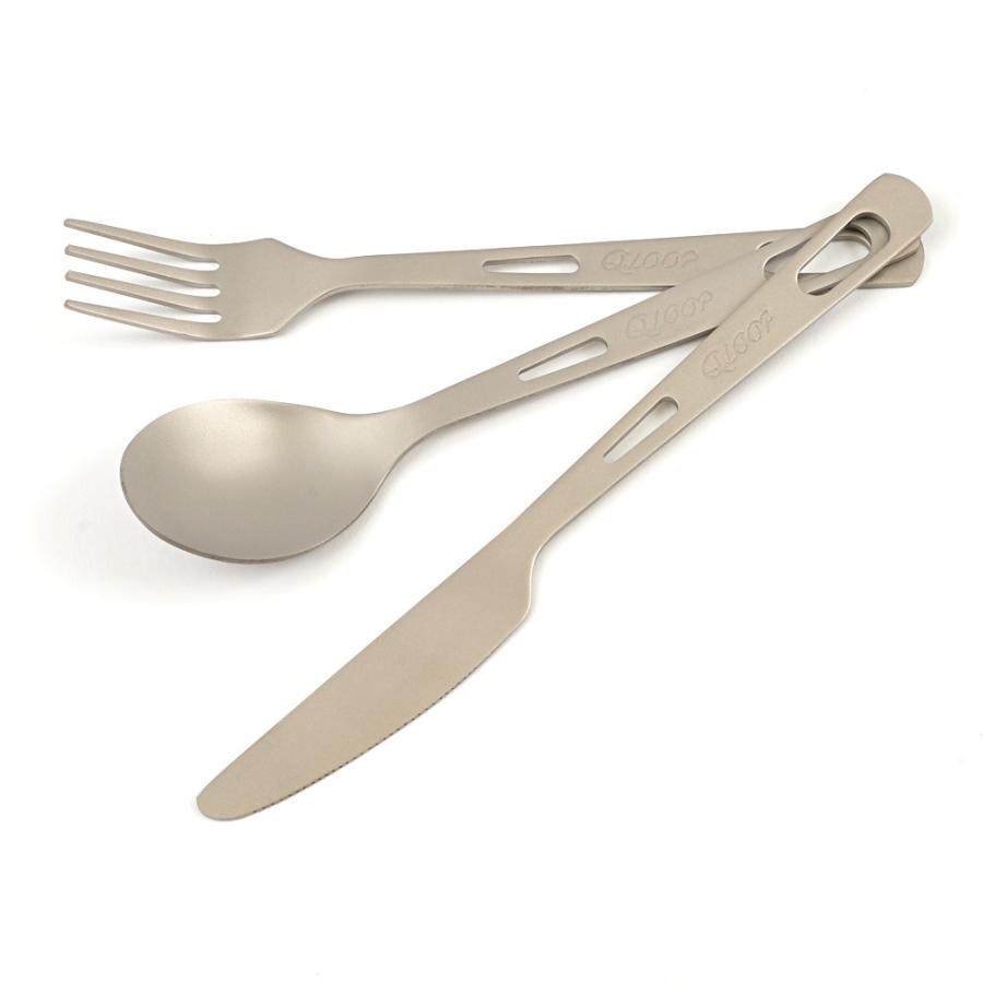 純チタン製 カトラリーセット 超軽量 ナイフ フォーク スプーン 食器