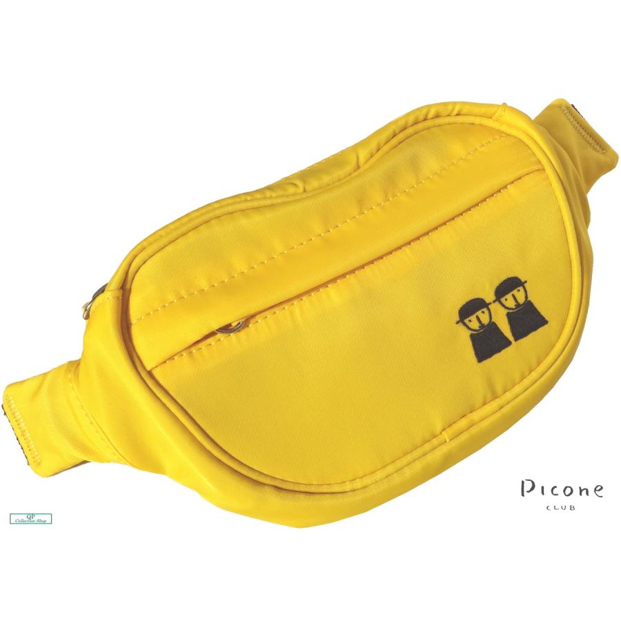 Picone CLUB（ピッコーネクラブ） ウエストポーチ 黄色 ゴルフ : QP