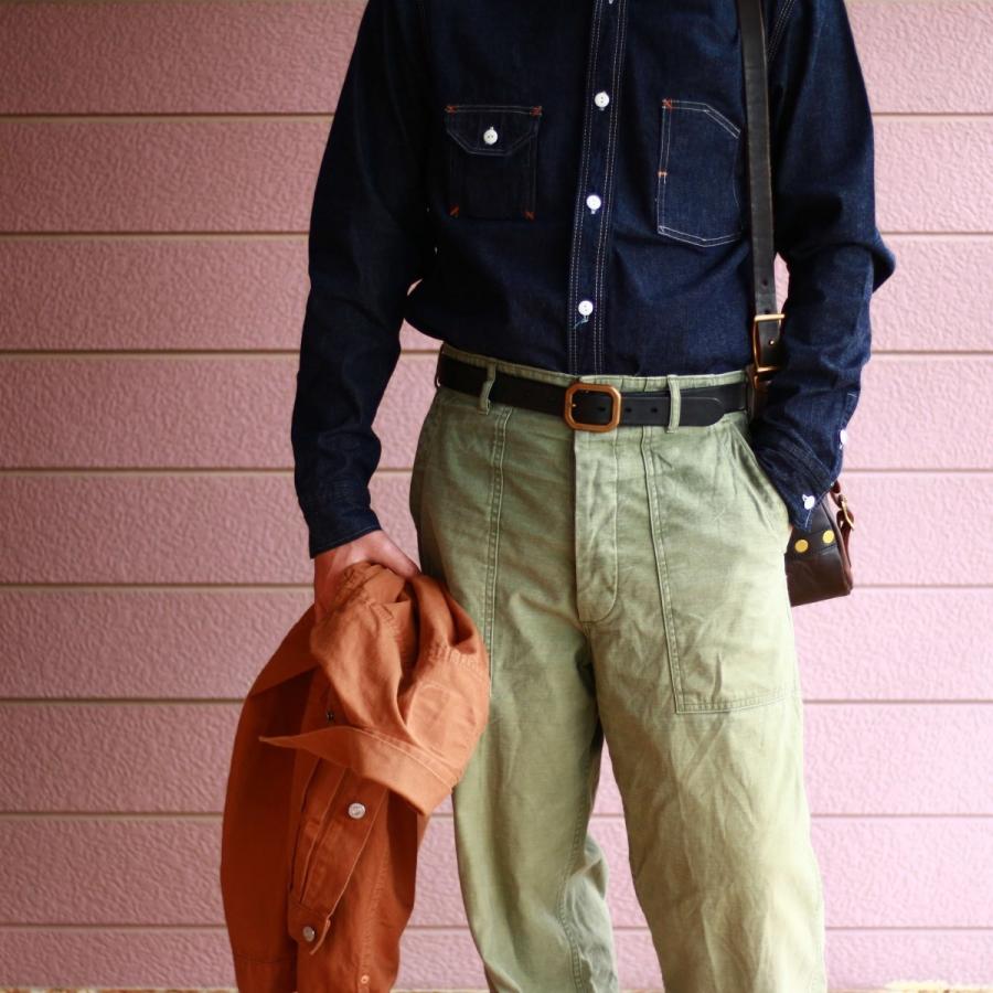 TCBジーンズ ワークシャツ キャットライトシャツ デニム TCB jeans