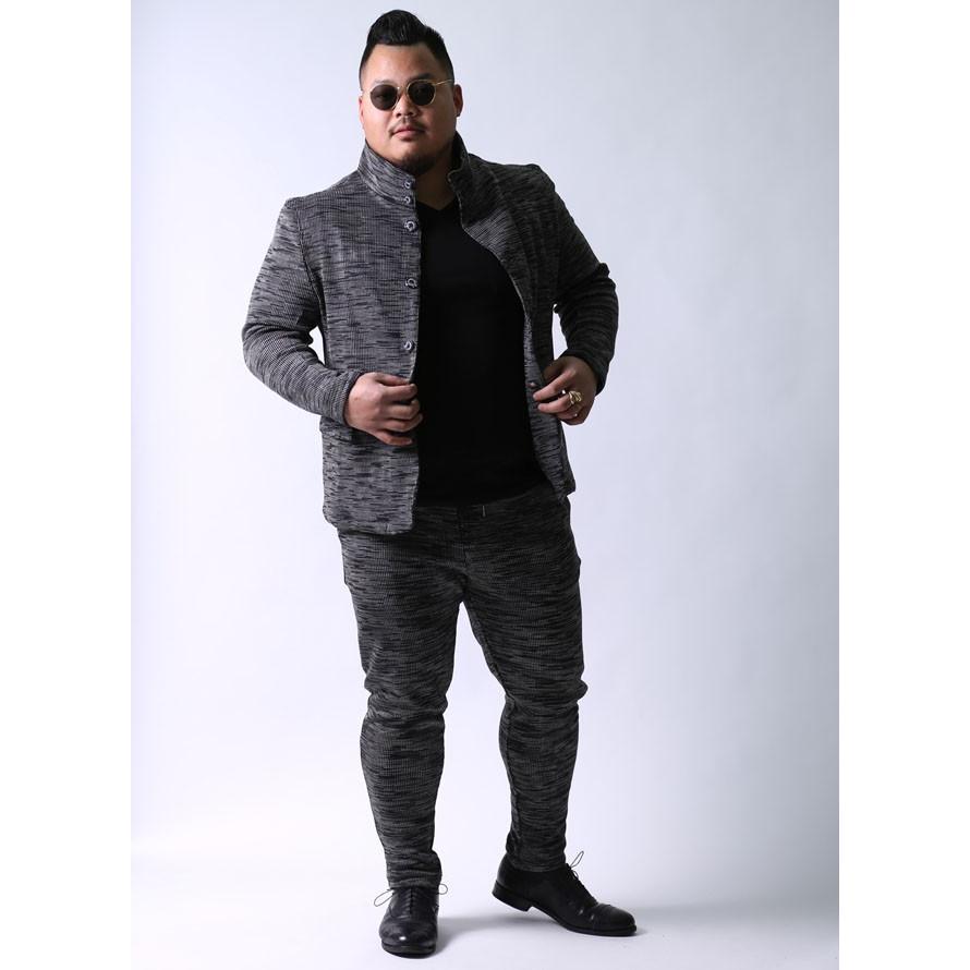 大きいサイズ カジュアルスーツ メンズ セットアップ 上下セット